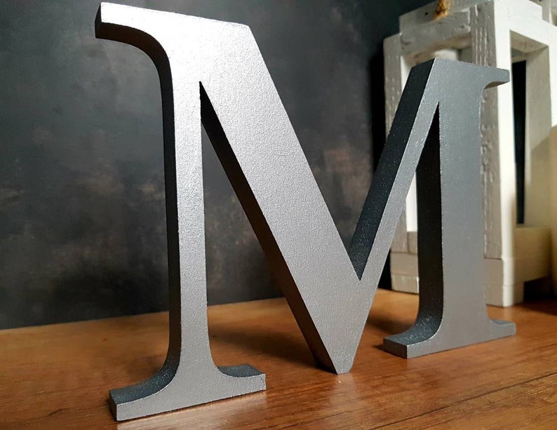 Decorative Standing Letter Freestanding Letter Wedding Decor Etsy