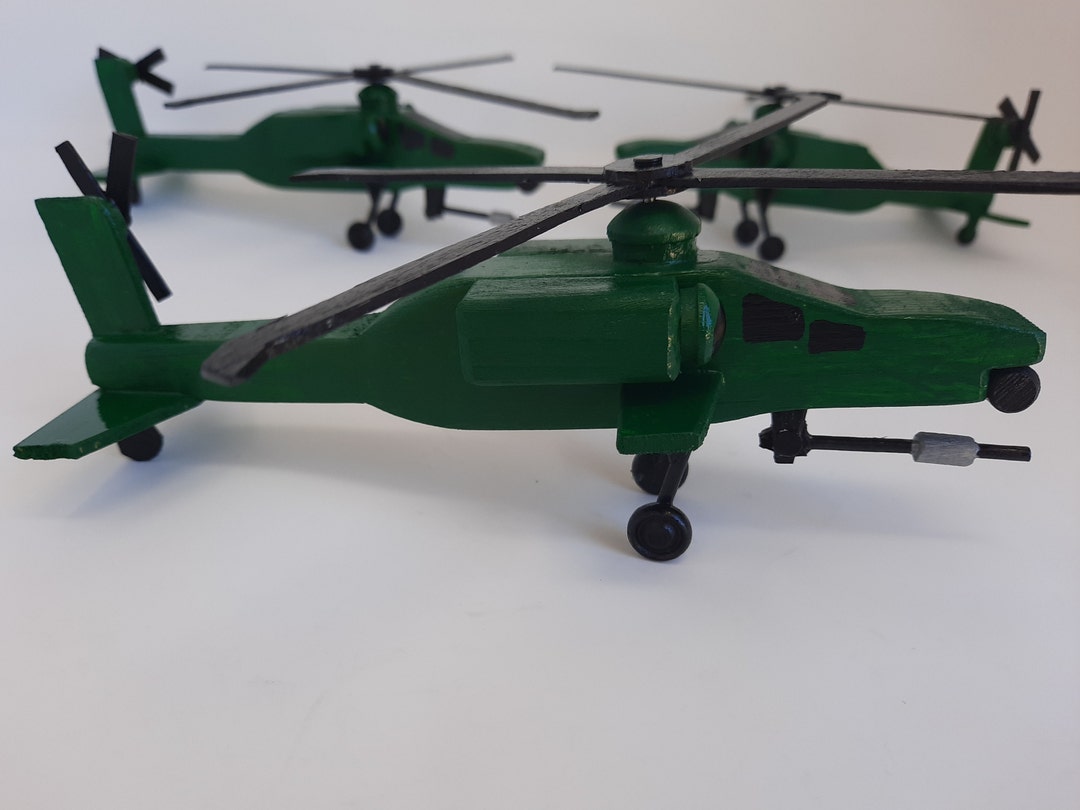 Toy cheap apache helicopter