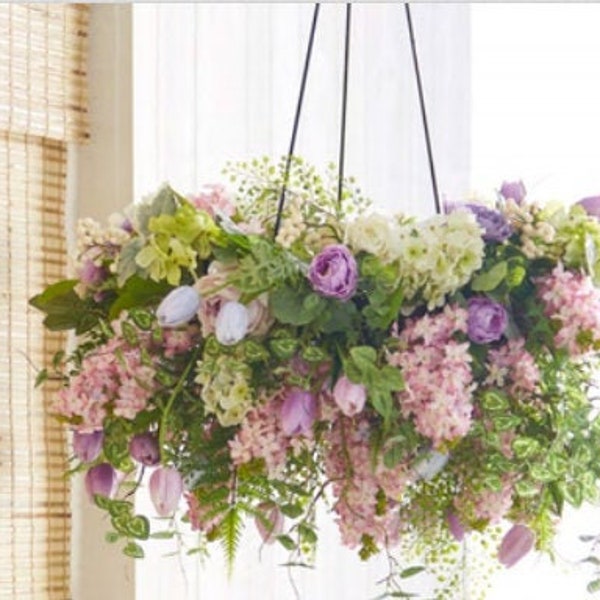 Wreath Hanger | Wreath Chandelier Hanger | Hanging Wreath