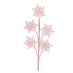 Pink Snowflake Spray | Iced Blue Snowflake Spray | Snowflake Sprays