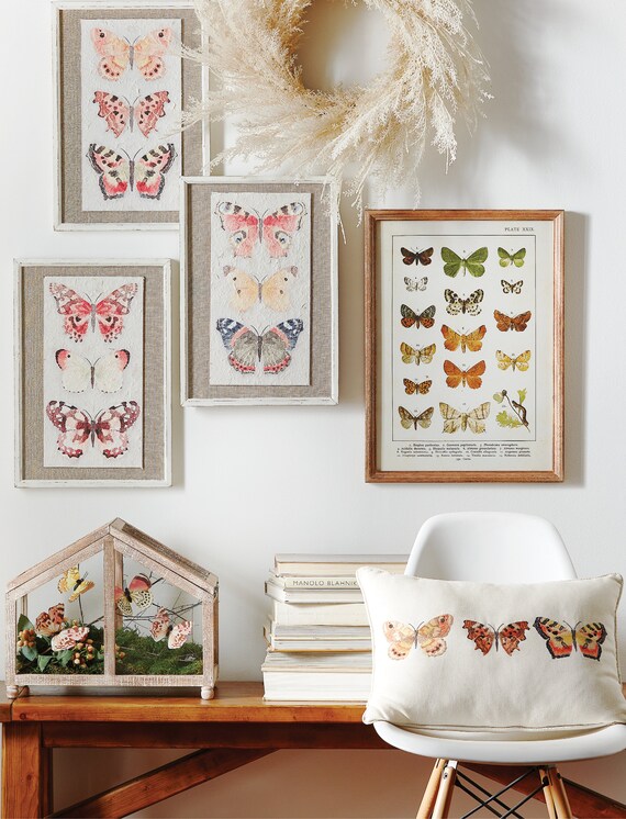 Butterfly lumbar pillow sale