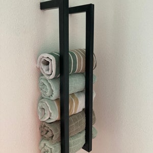 Towel holder steel, bathroom towel holder,