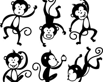 Download Baby Monkey Svg Etsy