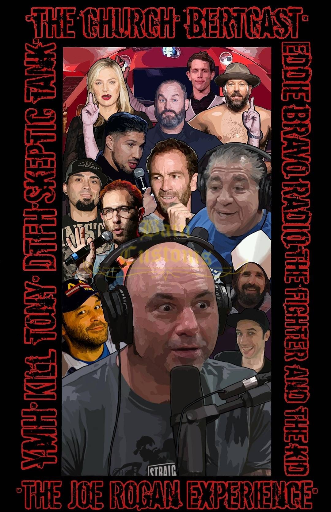 Rogan and Friends Poster and Matching Sticker - Etsy