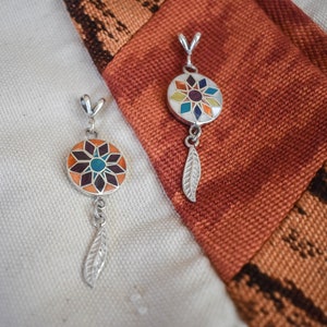 Handmade Silver Dreamcatcher Pendant Charm