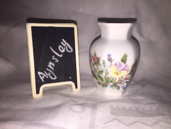 Aynsley Wild Tudor Vase Etsy