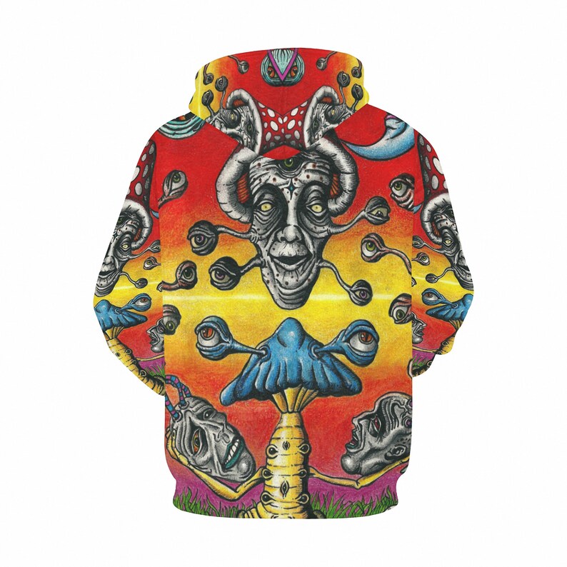 Psychedelic Hoodie Acid Eyes Limited Edition Etsy