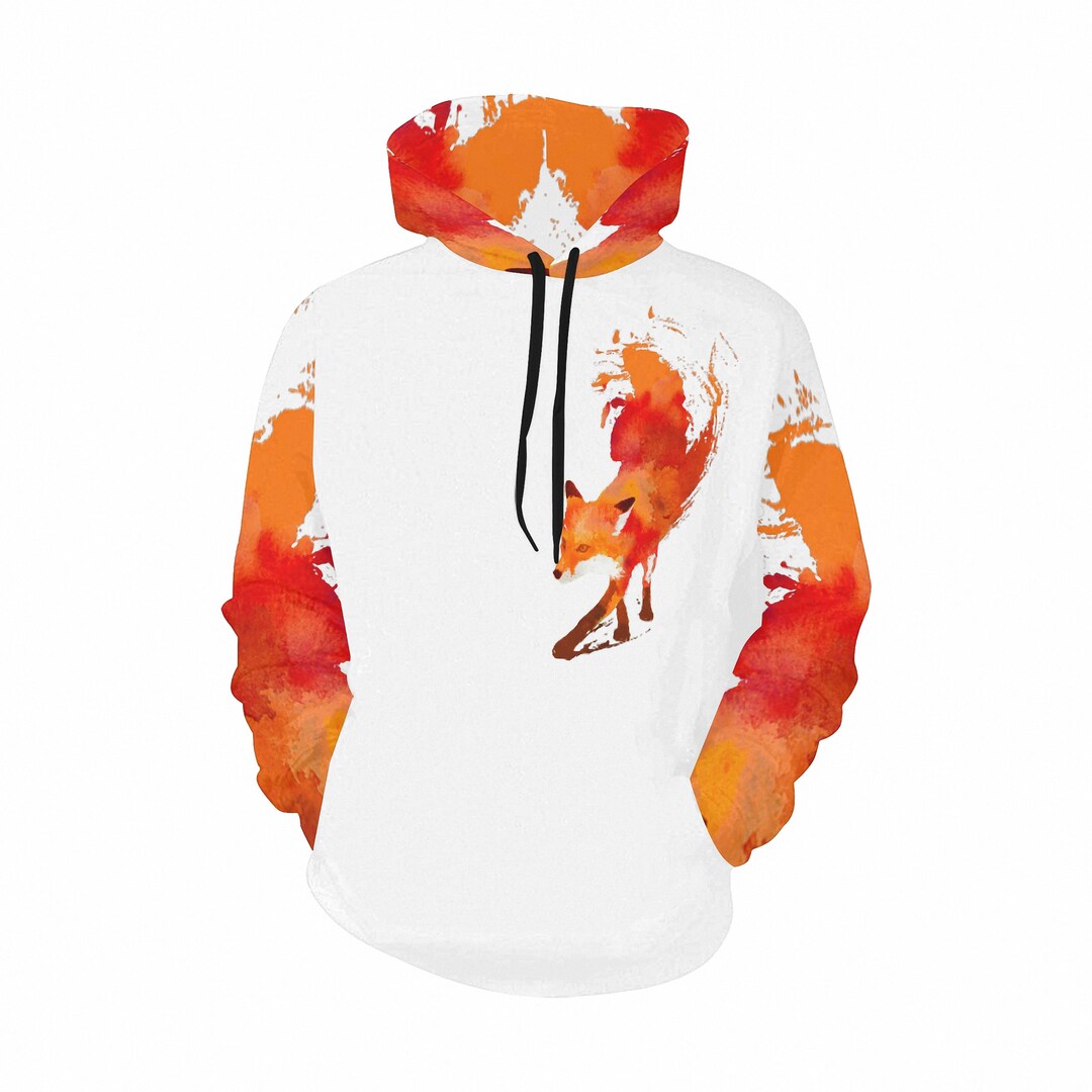Fox Hoodie limited Edition Fiery Fox Hoodies Fullprint Personalized