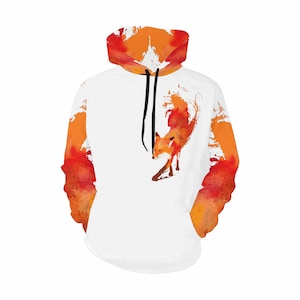 Fox Hoodie "Limited Edition" - Fiery Fox Hoodies Fullprint Personalized Hoodie - Fox Hoodies 3D Fullprint Art