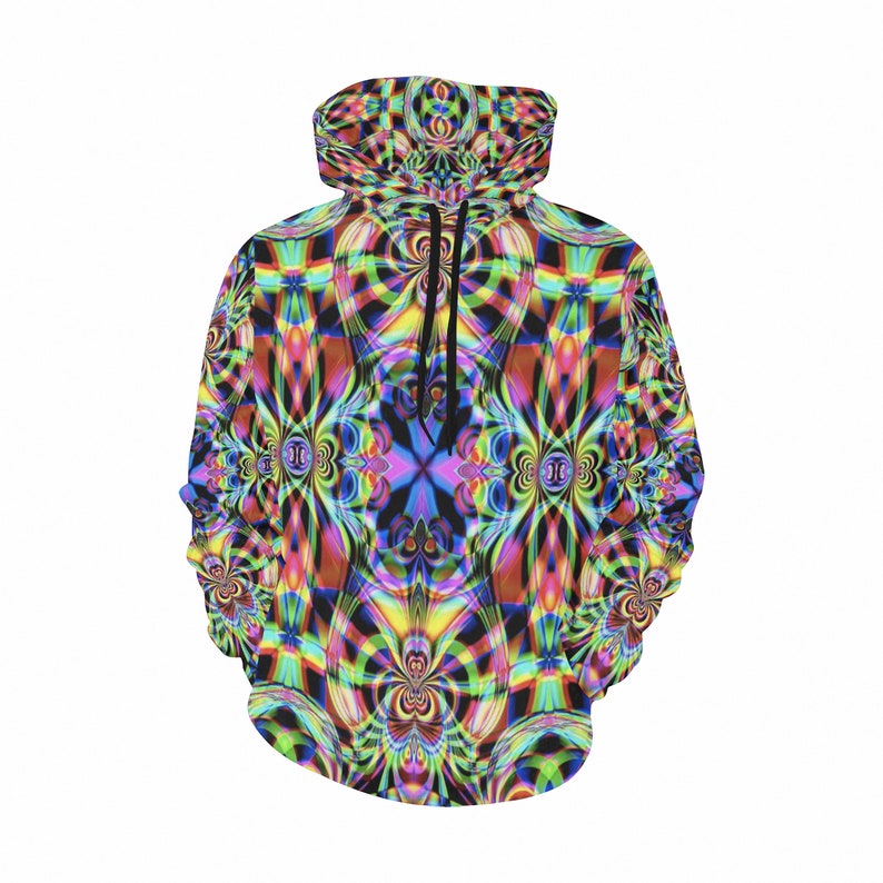 Psychedelic Hoodie Lucid limited Edition Stoner Etsy