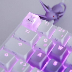 Artisan Bunny Crystal Keycap