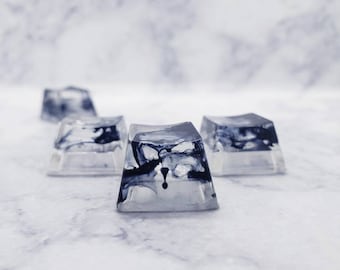 Smokey Black Artisan Resin Keycap