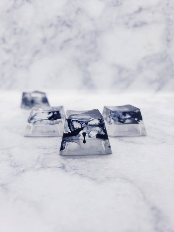 Smokey Black Artisan Resin Keycap