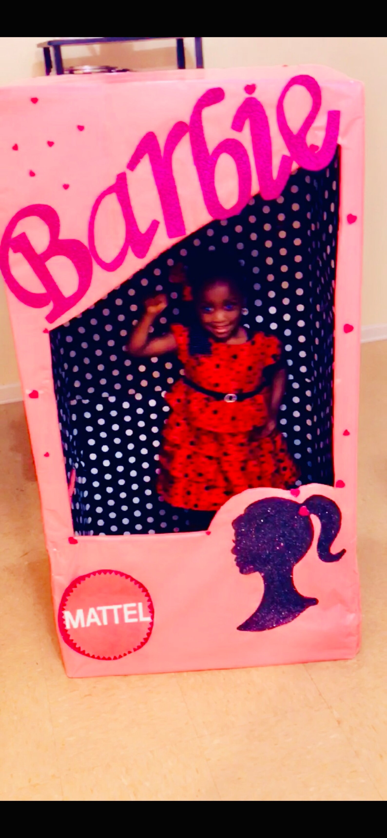 Cardboard Barbie Doll Box Photo Booth Etsy