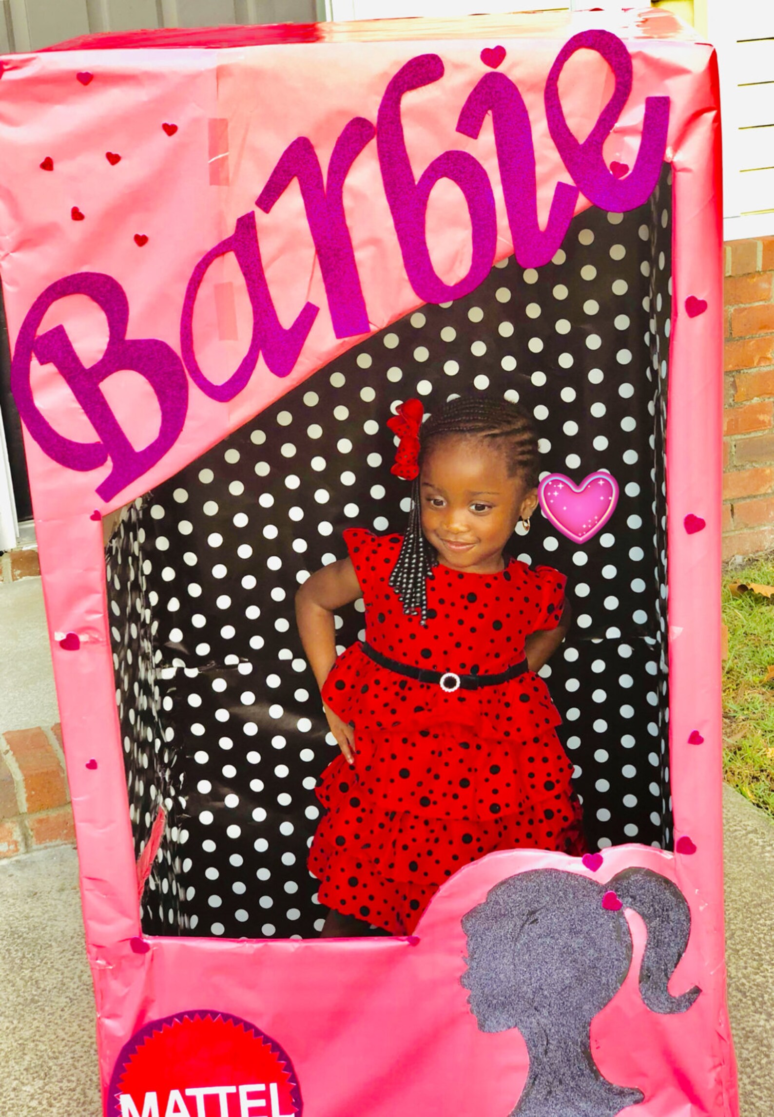 Cardboard Barbie Doll Box Photo Booth Etsy