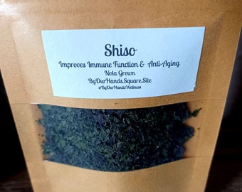 Biologisch shisokruid: New Orleans Grown, thee en kruiden