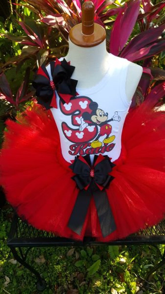 mickey mouse tutu dress