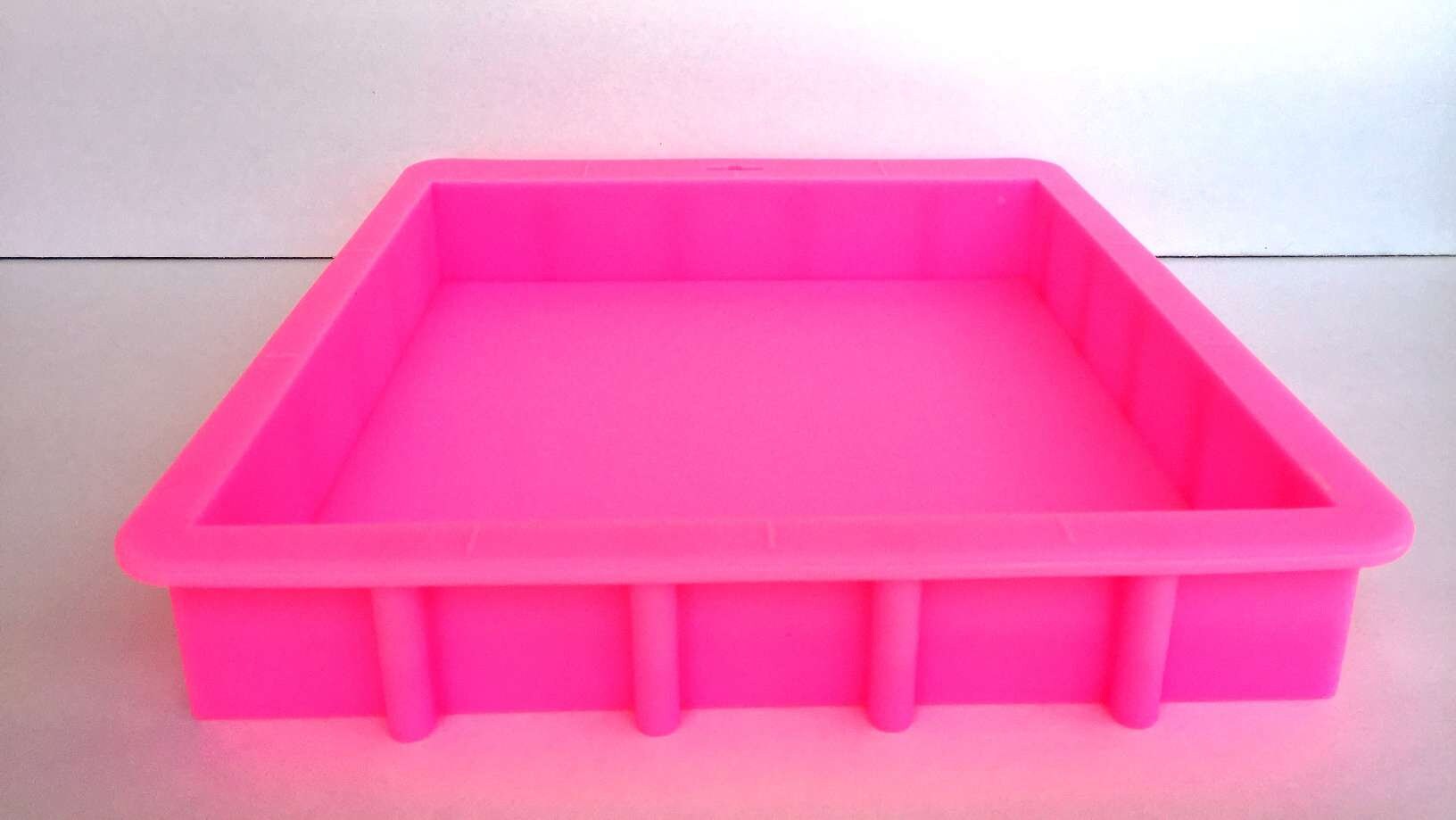 10 Inch Square Cube Silicone Slab Mold for Soap Making Etsy Canada