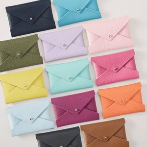 Leather Credit Card Holder, Leather Travel Card Pouch, perfect to be used as a bridesmaid gift