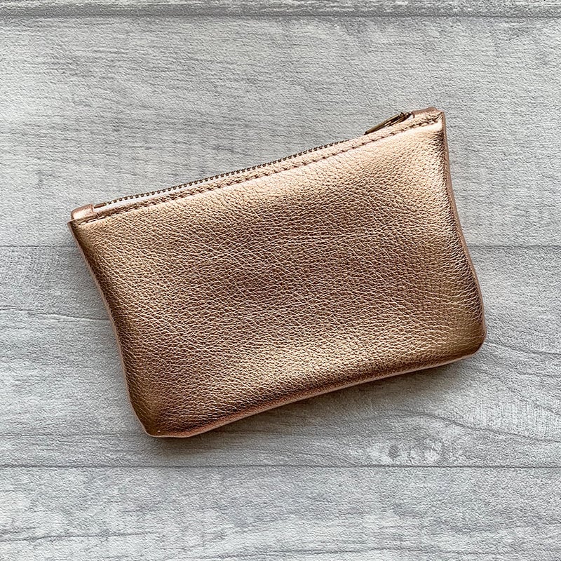rose gold small purse