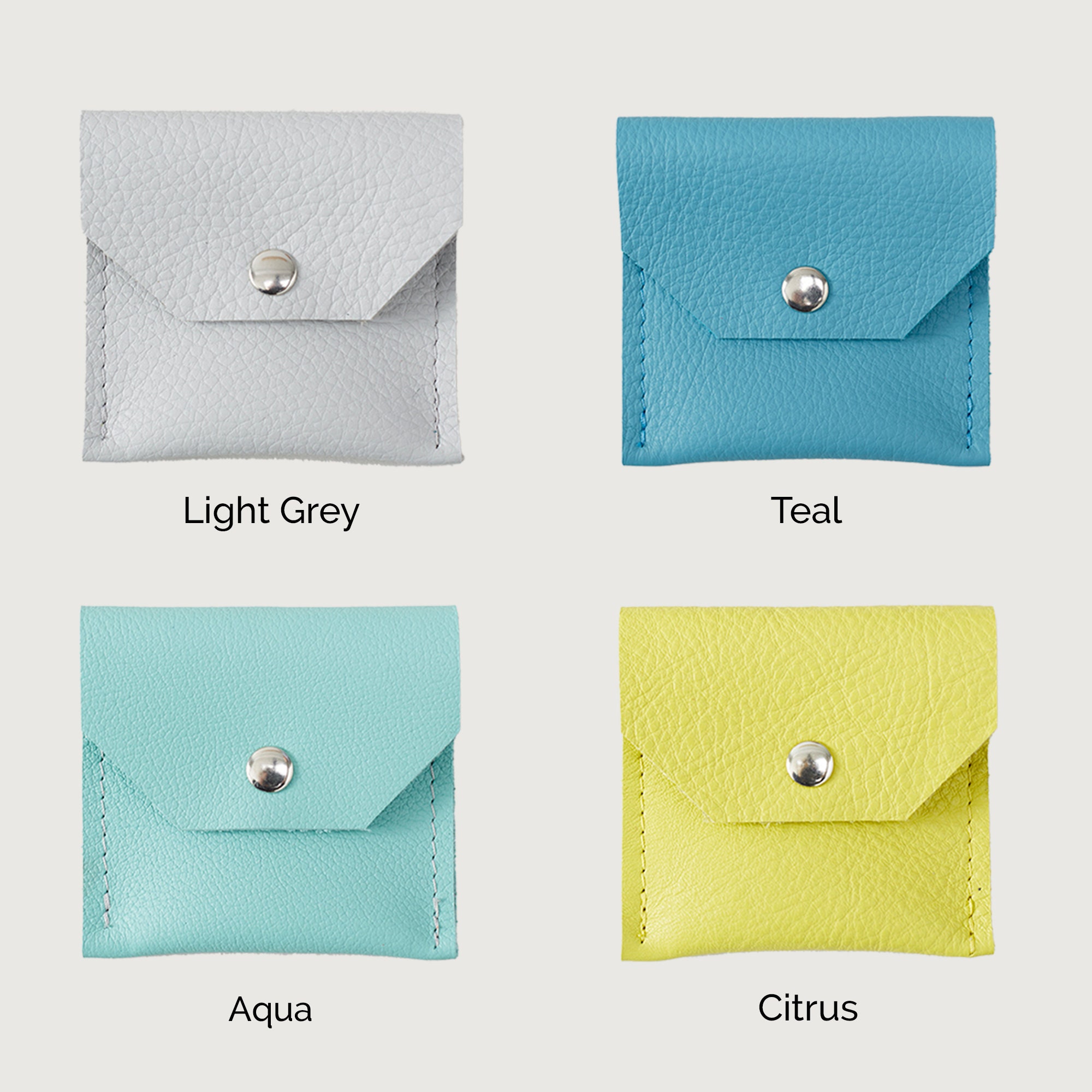 Bright Leather Jewellery Pouch, Ring Pouch, Perfect to Use