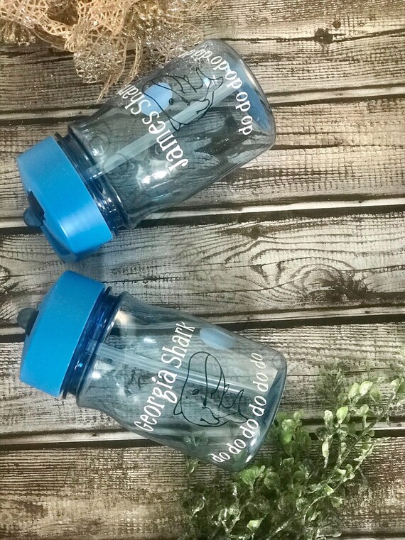 Shark Family Kids Water Bottle, Kids Sippy Cup, Toddler Water Bottle,  Personalized Kids Water Bottle 