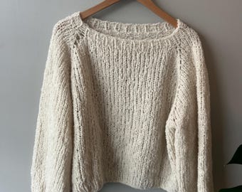 Hand knit Sweater