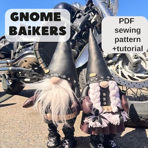 pattern pdf scandinavian gnomes baikers  for present gnome DIY HandMade draft a gift for dad,  brother for a man bairer