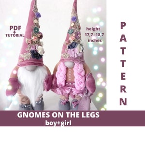 pattern pdf scandinavian gnome flower summer decoration present and gift idea for birthday DIY HandMade + detailed pdf instructions