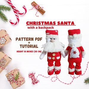 pattern pdf Santa Claus Christmas New Year do it yourself HandMade
