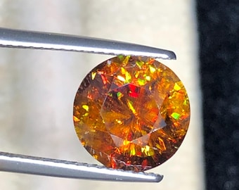 3.48 カラット ルース スフェーン 宝石 - オーバル/ラウンド イエロー