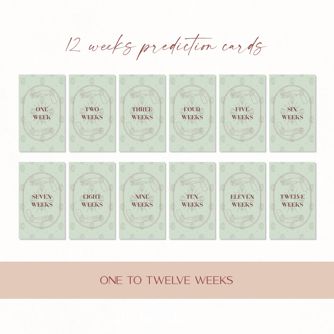 Time Oracle Deck, Printable Divine Timing Oracle Cards, Instant