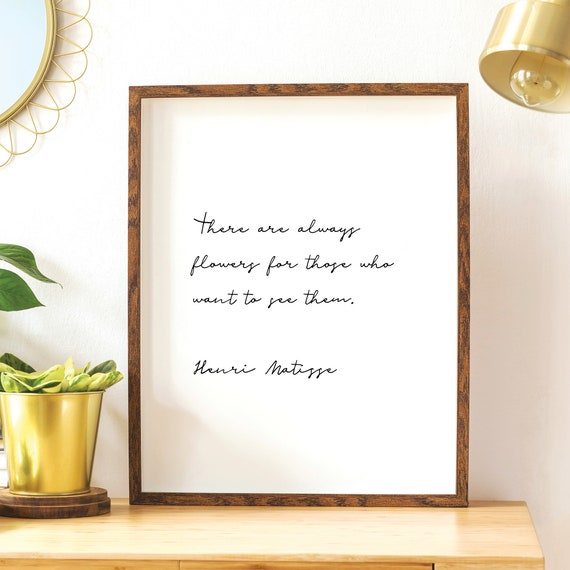 Citation De Fleurs Dhenri Matisse Imprimable Affiche Etsy Citation De Fleurs Dhenri Matisse Imprimable Affiche Etsy