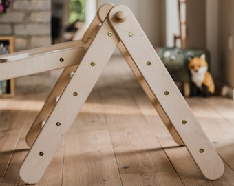 Triángulo de escalada pequeño con fijación en diferentes posiciones / Triángulo ajustable / Triángulo / Estructura de escalada / Juguete de escalada para niños