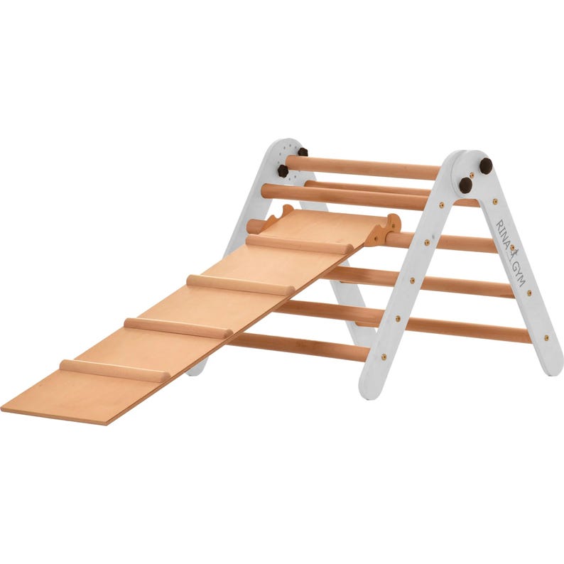 Kletterdreieck 60cm faltbar und lackiert (Farbe auf Wasserbasis) - Kletterling – einfach Kind sein