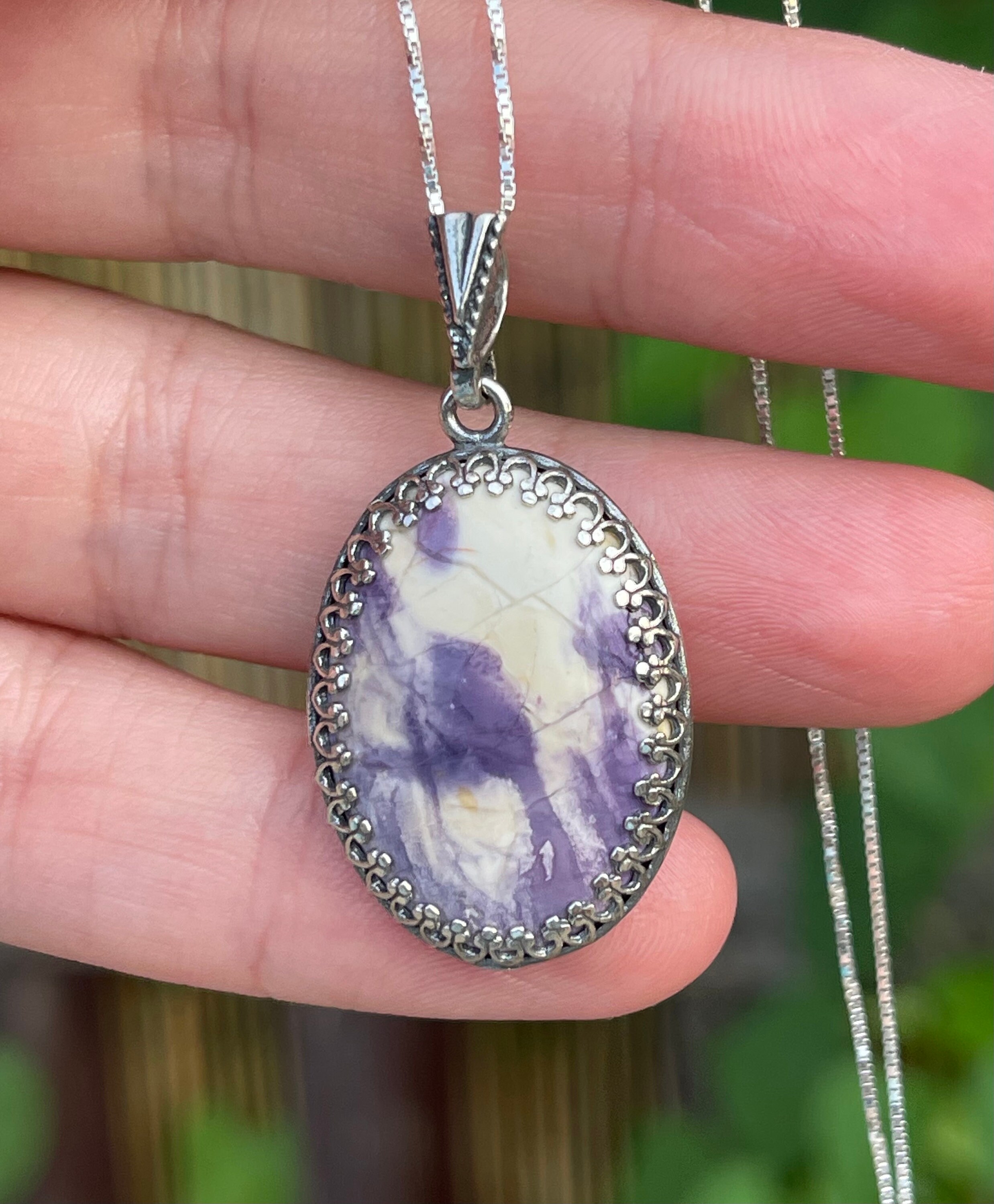 Tiffany Pendant Necklace in Oxidized Sterling Silver Etsy UK