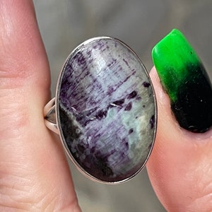 Kammererite, Ring, Size 9.5, In Sterling Silver