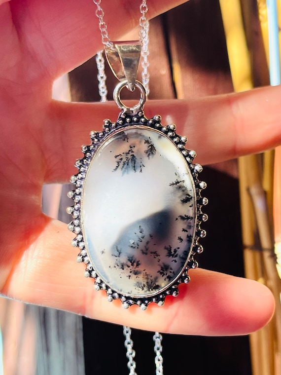 Dendritic Opal Pendants Dendritic Opal Pendants