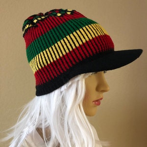 Handmade, Rainbow, Adult, Winter Beanie, Winter Hats