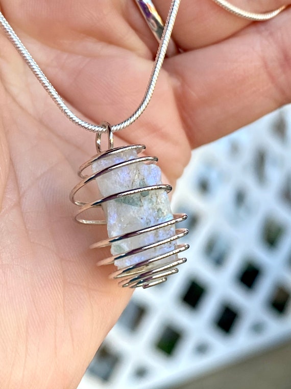 Etsy moonstone deals pendant