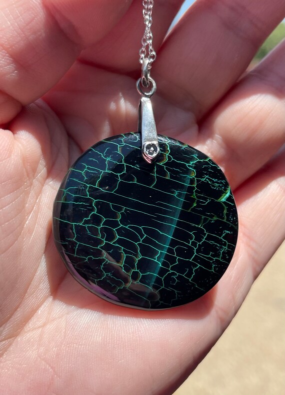 Fire store agate necklace