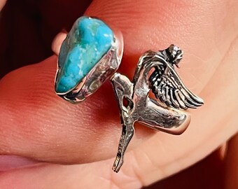 Anello in argento con Turchese Sleeping Beauty-5291PT | Gioielli