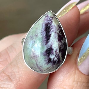 Kammererite, Ring, Size 10.75, In Sterling Silver