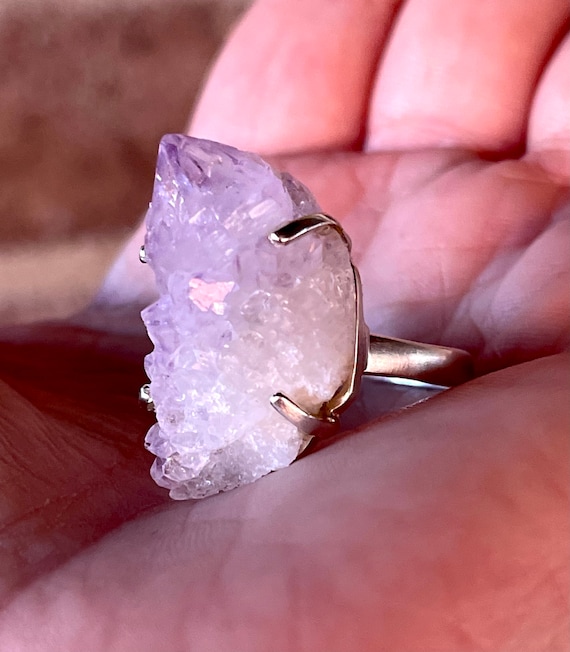 Etsy quartz ring best sale
