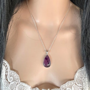 Trapiche, Amethyst, Pendant, Necklace, In Sterling Silver
