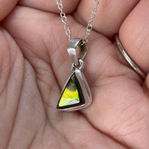 Ammolite, Pendant, Necklace, In Sterling Silver