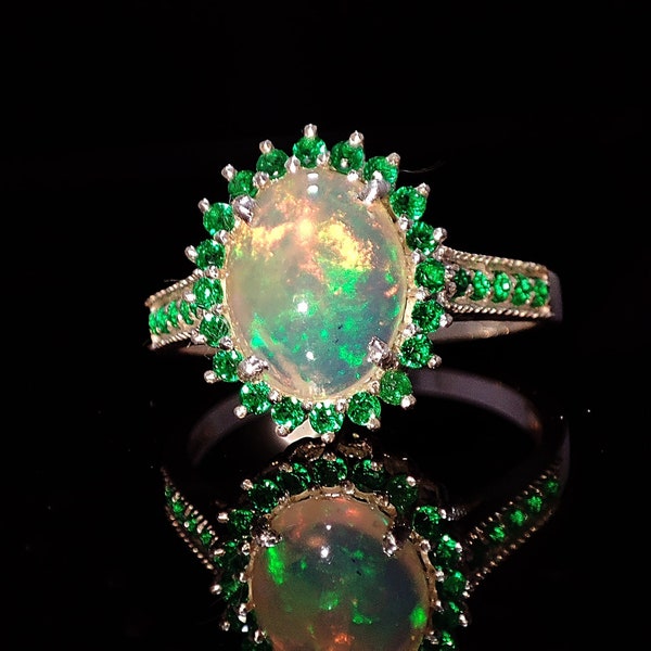 Ethiopian Opal Ring - Etsy