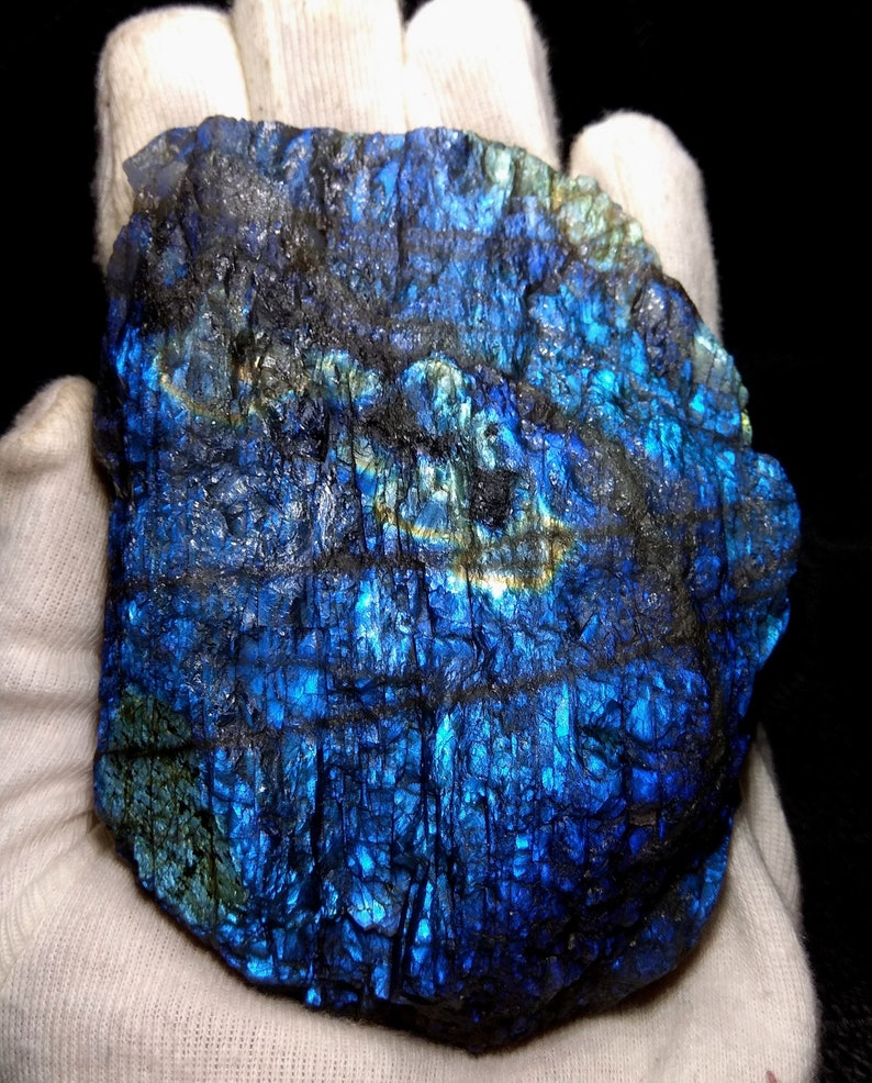 Cts Labradorite Specimen,Natural Labradorite Multi Fire Rough Slice,Labradorite,Labradorite Multi Fire Raw Gemstone,101x78x21 MM,S#1036