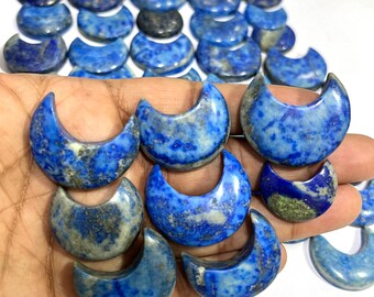 ラピスラズリ三日月彫刻宝石クリスタルホームデコレーション用品