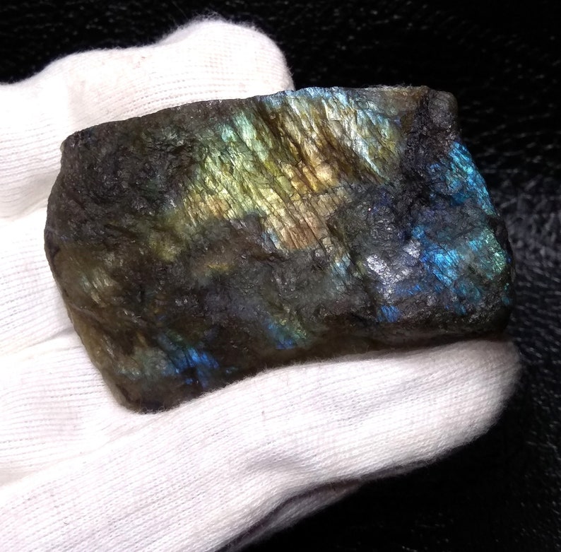 169.85 Cts Labradorite Raw Stone,Labradorite Slab Polished Rough Gemstone,Cutting Labradorite Rough,Flashy Labradorite,57x28x9 MM,S#1028